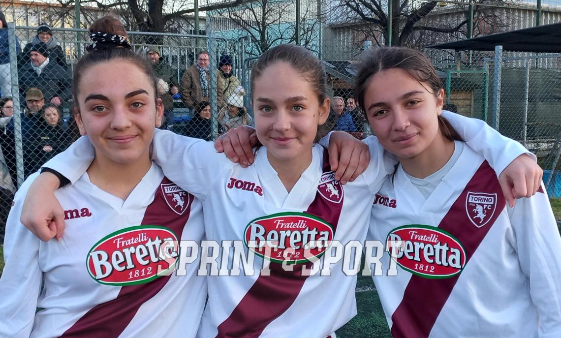 UNDER 17 FEMMINILE TORINO-BUTTIGLIERESE 12-0 SOFIA TUNDO, NICOLE NARDI, FANCESCA ROMANO