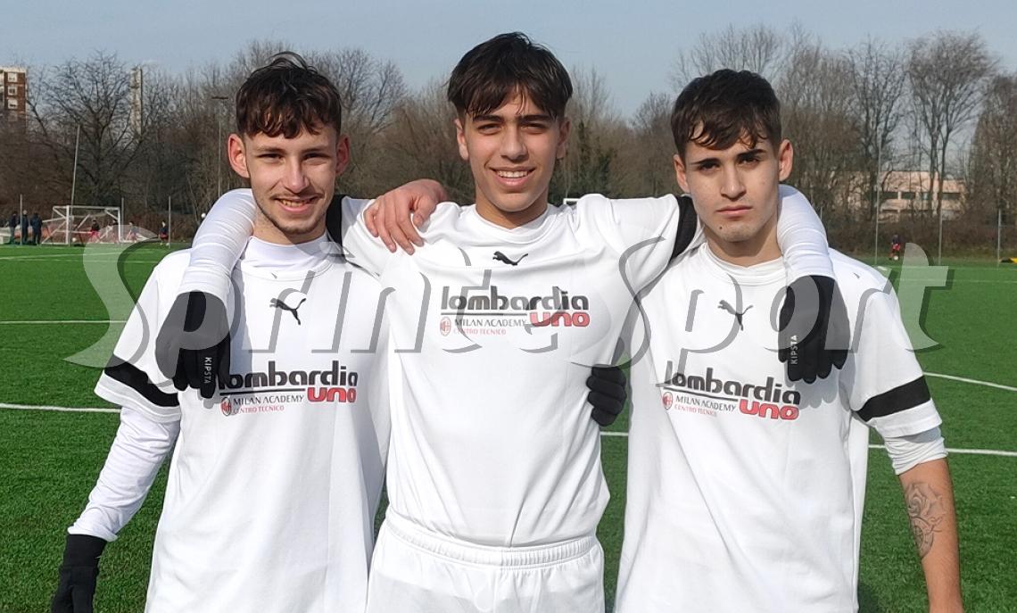 Mattia Giannelli Manuel Ghidini, Gabriele Zaka; PalaUno Under 17