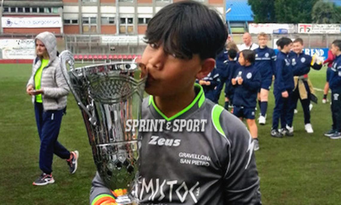 Claudio Setaro portiere Gravellona San Pietro Under 14