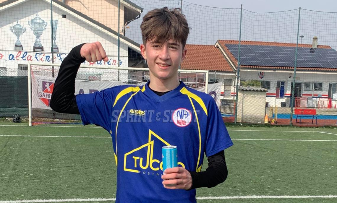 Under 15 NH10042, Mattia Castagno mvp del match