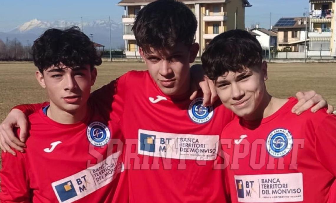 Under 15 Carmagnola-Santena 3-1 Spitaleri,Mirkov e Busso
