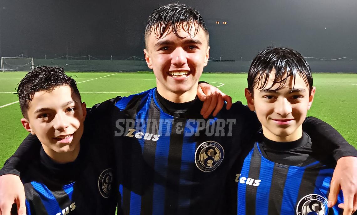 Under 14 Provinciali Gassino SR-Ciriè 0-2: i protagonisti del match Alessandro Giarnera, Alessandro Peracchione e Riccardo Cai
