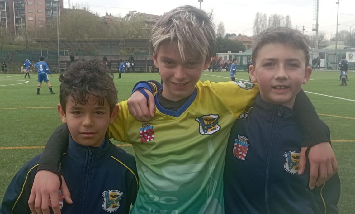 Tre dei sette marcatori del Carrara