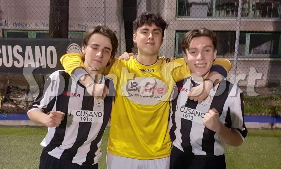 Francesco Malgeri, Manuel Risciglion, Leonardo Foderaro; J.Cusano Under 19 