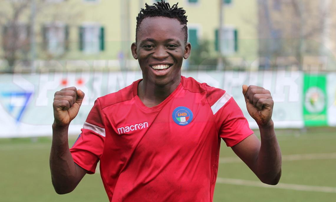 CLEMENT MONGA, RAPPRESENTATIVA ABRUZZO