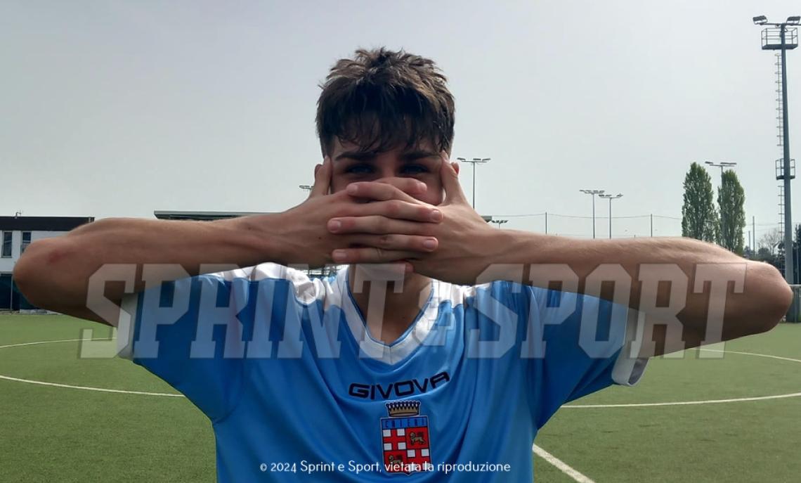 Federico Borgna,  l'esterno azzurro regala 3 punti pesantissimi ai suoi con il gol vittoria