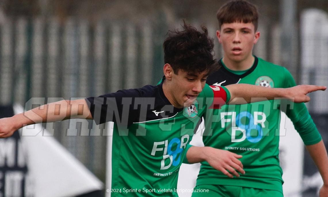 Mattia Costa, autore di una tripletta nella sfida decisiva contro il Bul&egrave; Bellinzago