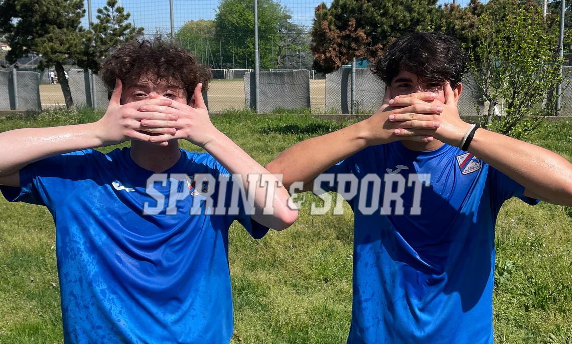 Matteo Orlandin e Alessandro Longobardi Pozzomaina Under 15