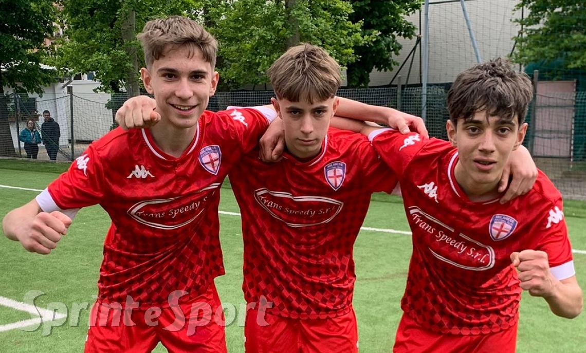 Alexandru Fintoiu, Stefano Pacenza e Giovanni Leonardi; FC Milanese Under 15