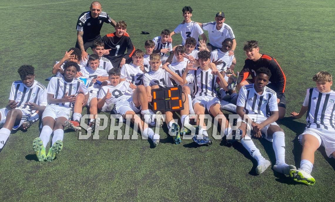 Spazio Talent 5-1 Accademy Vanchiglia Under 15 Piemonte: La festa bianconera per l'accesso ai Play Off per un posto alle regionali