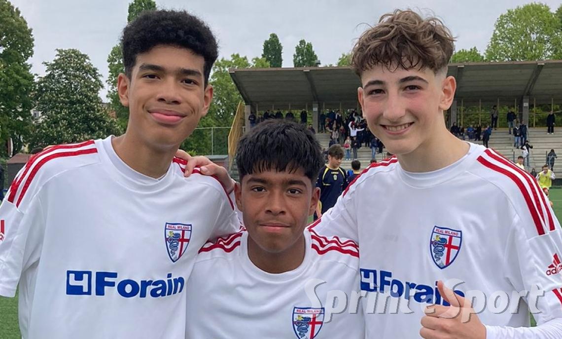 Marco Cabrera, Mendez Hernandez Rafael Orlando, Alessandro Messina Real Milano Under 16