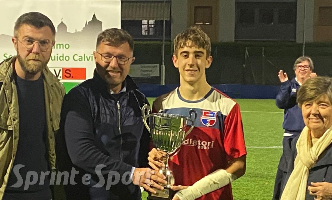 Nicolas Cavalleri, premiato come miglior giocatore 