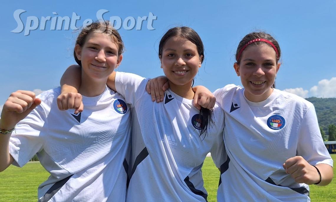 Daria Magnaghi, Kedra Collantes, Marta Santambrogio; Rappresentativa Under 15 Femminile Milano