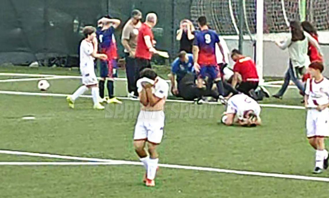Under 14 Provinciali Torino Girone C, Mappanese-Druentina sospesa dall'arbitro per grave infortunio a Samuele Zarba