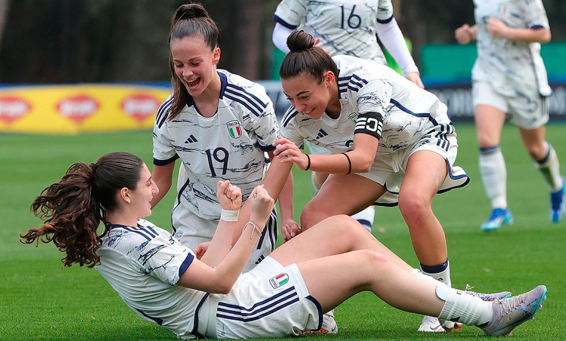 Le Azzurrine trionfano nel Torneo di Sviluppo UEFA: un successo che vale doppio
