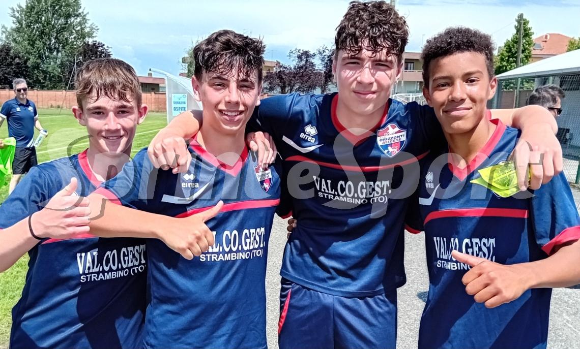 CRESCENTINESE-ALICESE ORIZZONTI UNDER 15 - SIMONE MICCOLI JACOPO GIRAUDO STEFANO TRENCHEA OMAR RACHAK