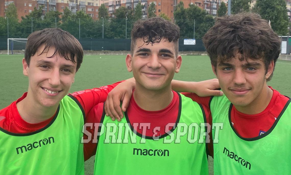 Under14 Rappresentativa Torino B Torneo delle Provincie 2024. Emanuele Barberis, Samuel Orfano e Luca Aiardo 