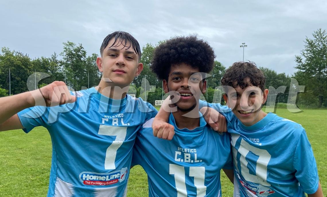 Manuel Bertuol, Luca Gamba e Daniele Actis Atletico CBL Under 14