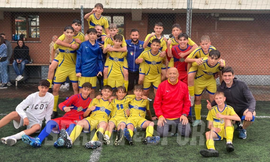 Perfezione giallobl&ugrave;: manita e promozione ai regionali