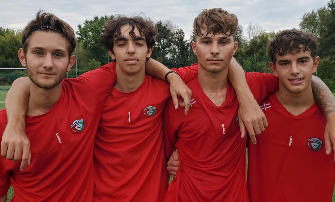 Bertaggia, Rossi, Vieriu e Giuliano; GaribaldinaUnder 19