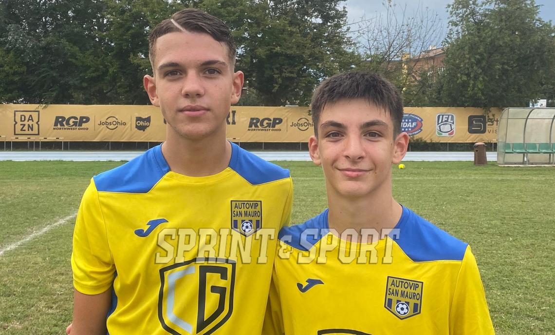 I marcatori di Aut.San Mauro-PSG 2-1:Alexander Palamarciuc e Francesco D'Onghia 