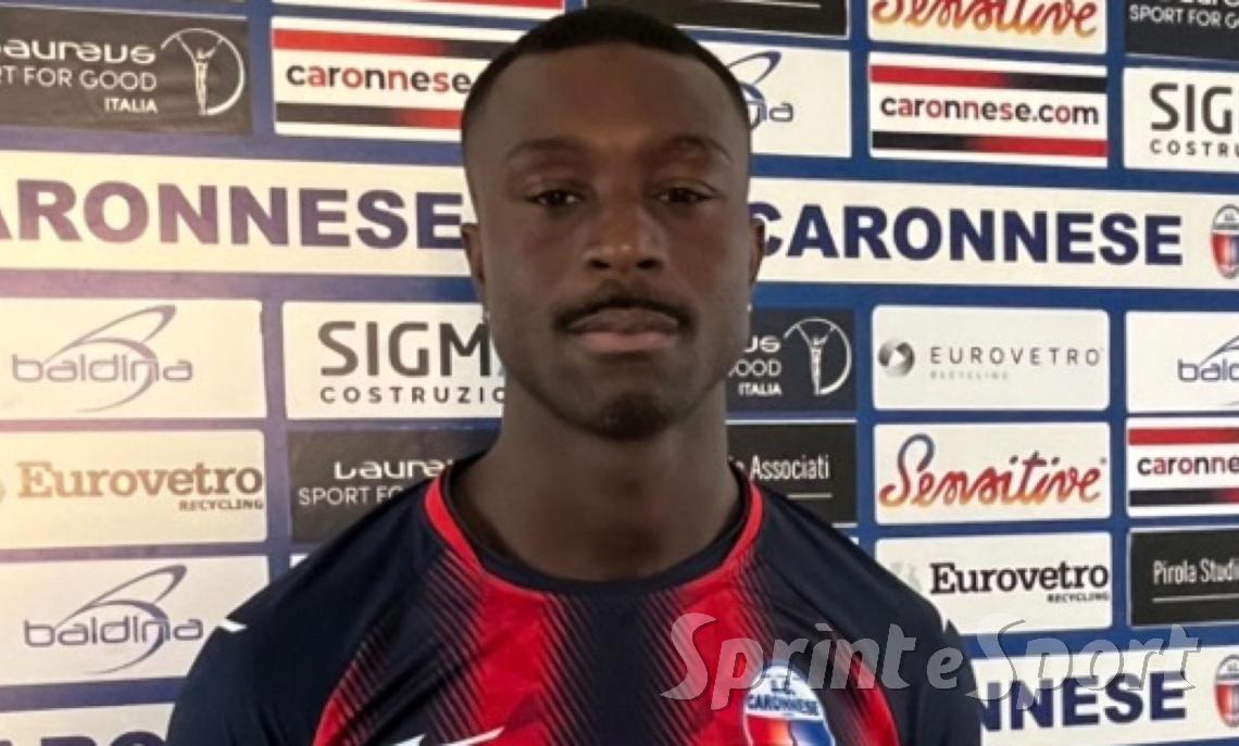 Abdoujdramane Doumbia autore del gol della Caronnese