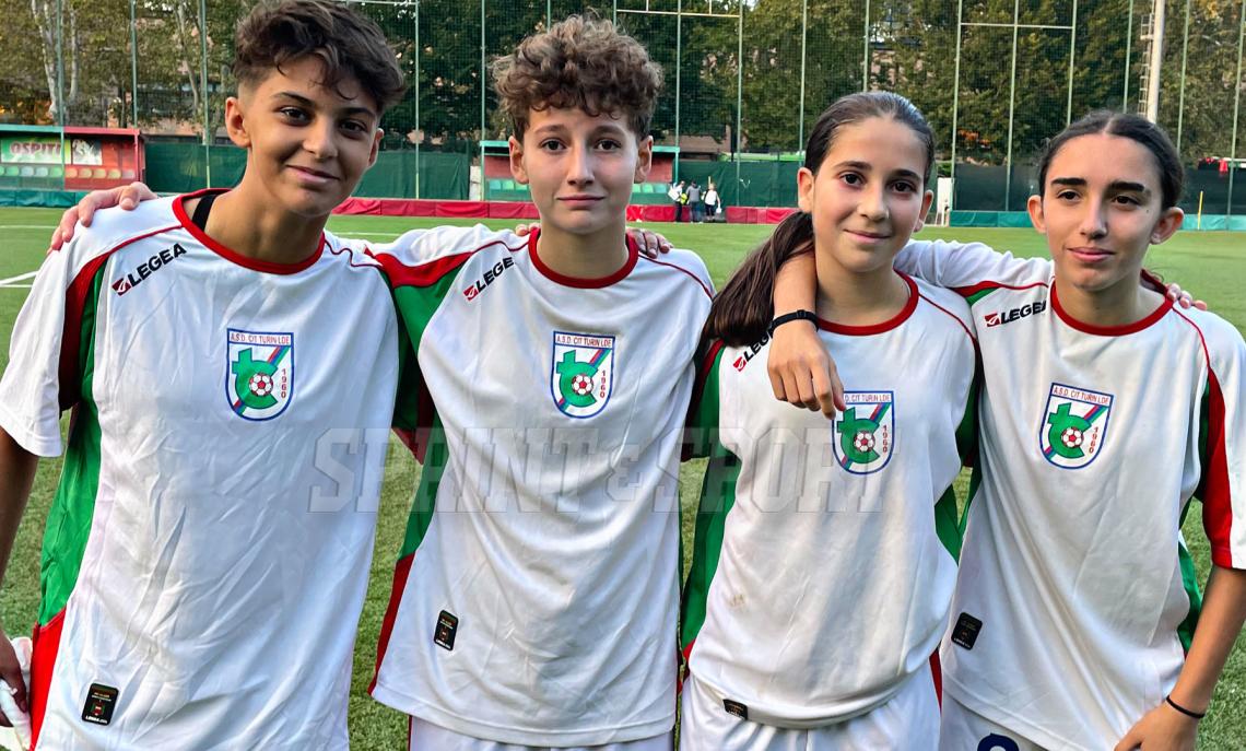 Under 17 Femminile, Cit Turin-Acf Alessandria 5-0:  Rebecca Lo Grande, Giulia Ingrasci, Francesca Angelini e Silvia Cecchetto