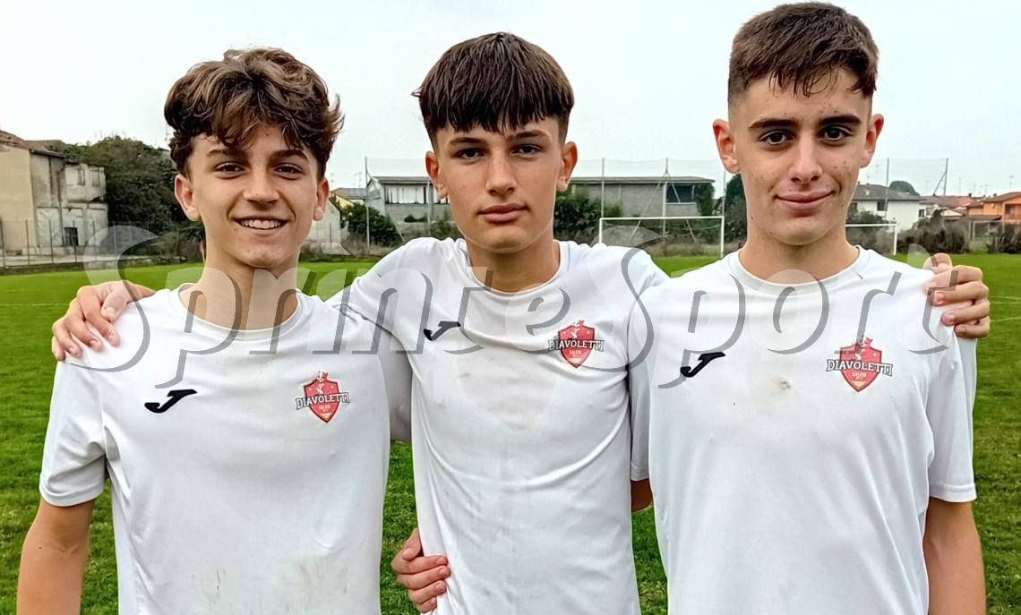DIAVOLETTI-JUVE DOMO UNDER 15 - MIGUEL LEANDRO DE BOM NICOLO' TAGLINI NOVELLA ALESSANDRO CIRIO