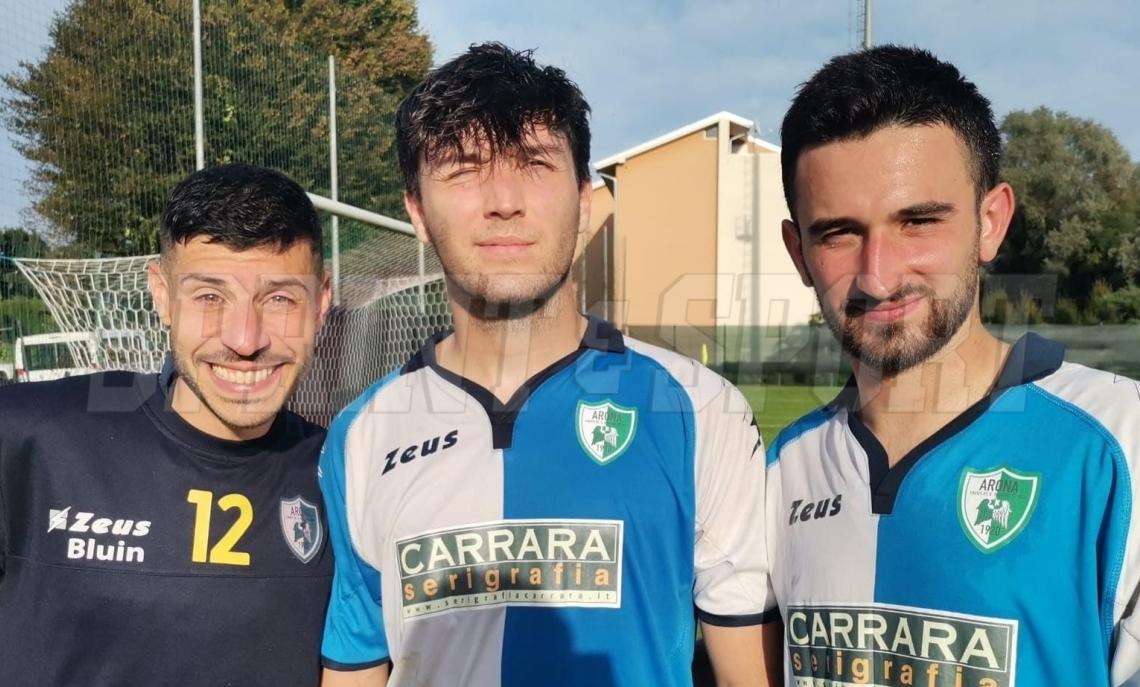 Filippo Capacchione, Ludovico Giordani e Brian Harka dell'Arona