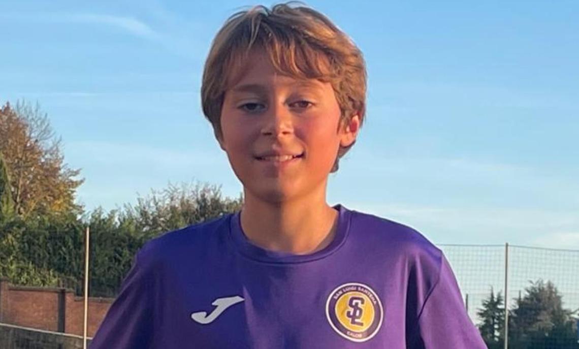 Bona Tommaso, autore della rete che decreta il pareggio finale 