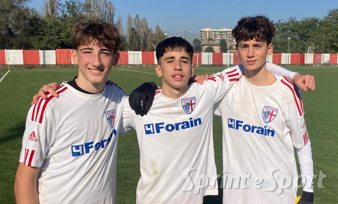 Under 15 Real Milano, Messina-Ferrante-Damiani