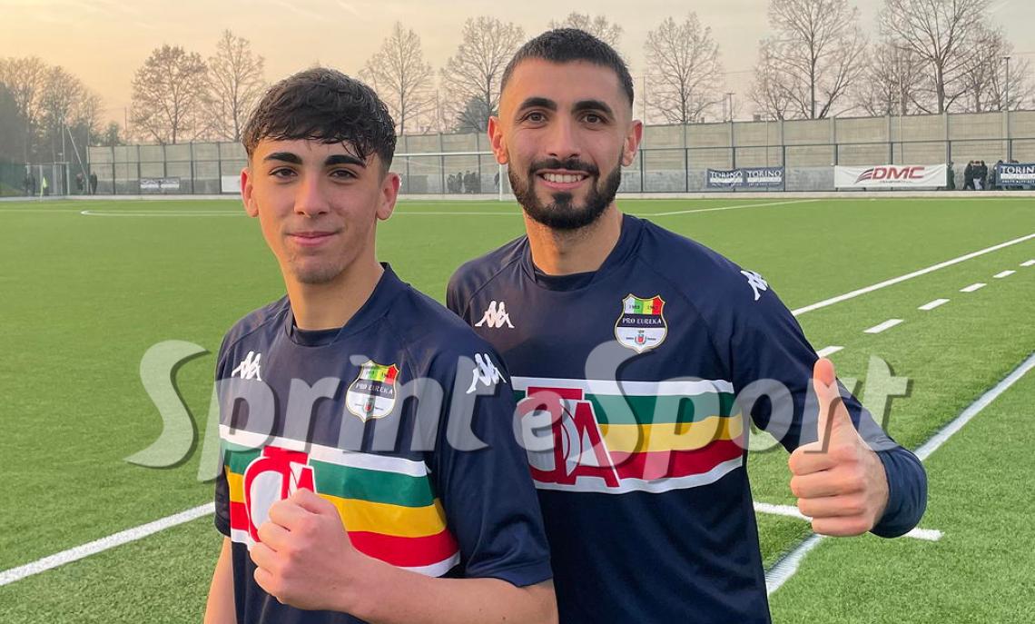 Eccellenza Piemonte, Pro Eureka - Volpiano Pianese 2-1, Nicolò Sacco e Stefano Tindo protagonisti della rimonta che vale il secondo posto