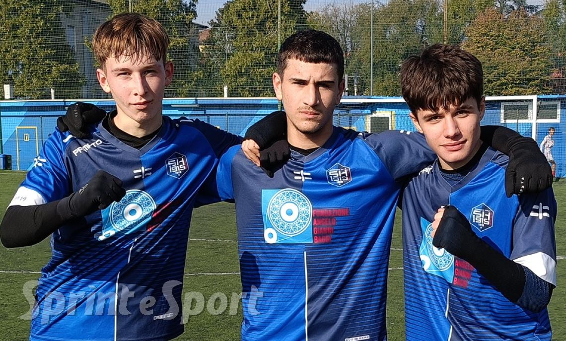 Danylo Voytovych, Mario Sandu, Mattia Cesati; SEMPIONE UNDER 17