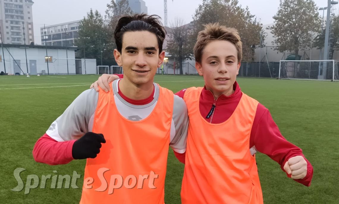 Davide Speranza e Andrea Chinea; RAPPRESENTATIVA MILANO UNDER 15