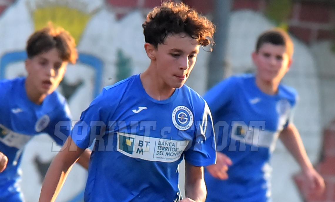 Provinciali Asti, vota il tuo MVP della settimana &bull;&nbsp;In foto, Lorenzo Tedeschi, numero 10 del Carmagnola Under 14
