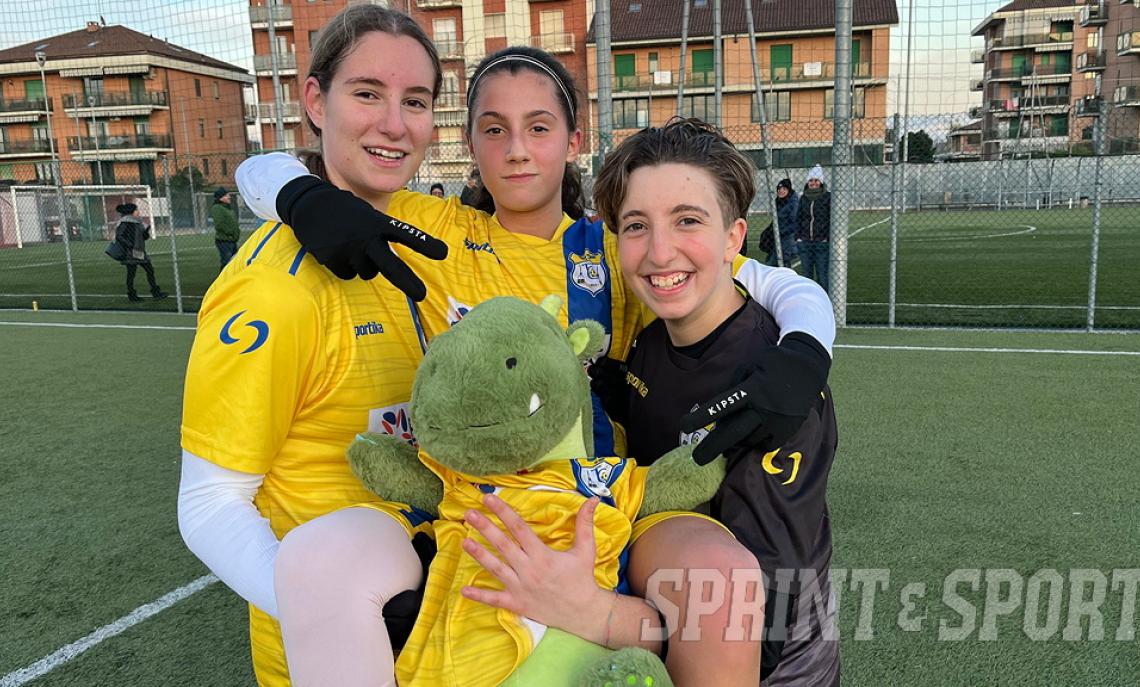 UNDER 15 GIRONE B BORGO VITTORIA ACF ALESSANDRIA 5-0: ALICE PERRONE, GIORGIA MONETTA E CHIARA PETRALIA