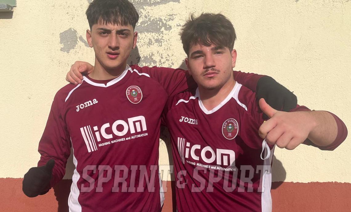 Under 16 Provinciali Pinerolo, Olympic Cumiana - Piossasco 2-5:  Fernandez Mateo Bernabè, Loprete Giuseppe