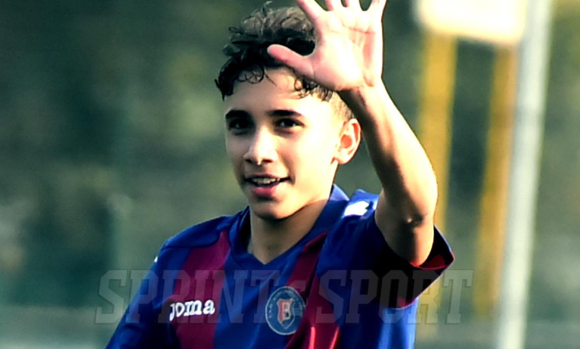 Regolamento Under 14 Provinciali, in foto: Enea Ciranna, esterno del Barcanova