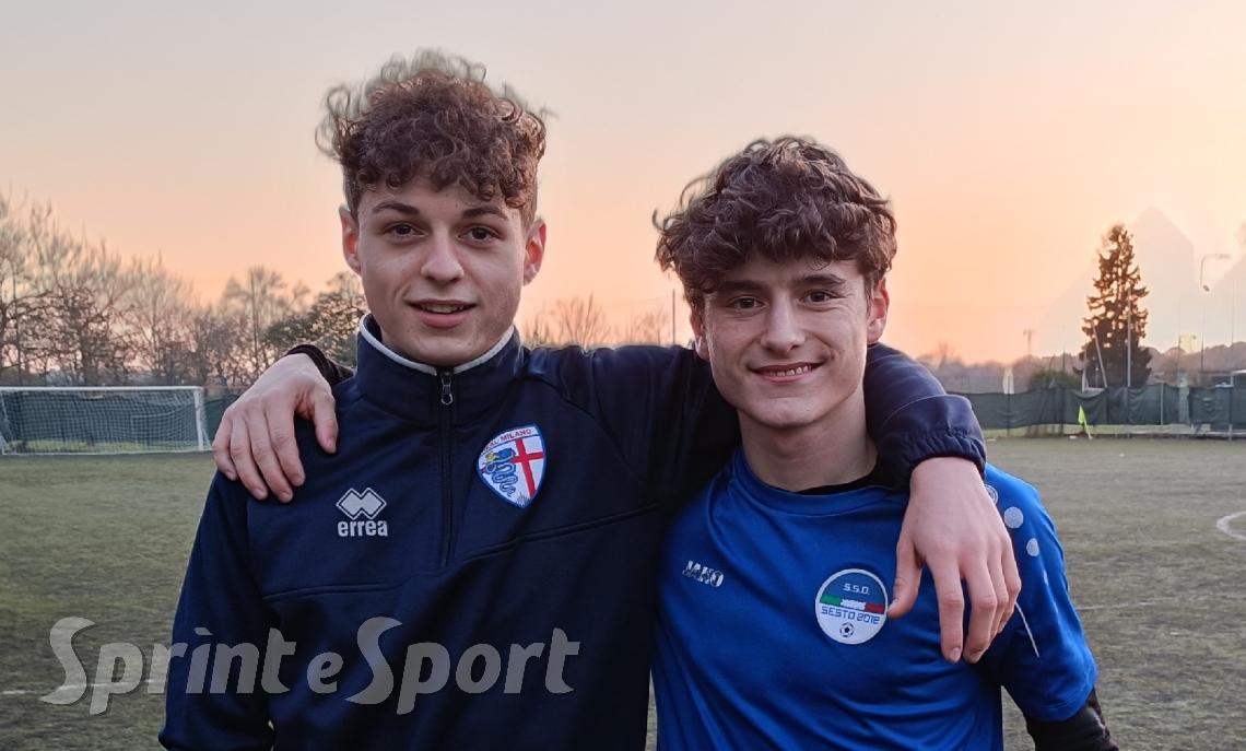 Manuel Sinatra e Andrea Bertolini; RAPP UNDER 17 MILANO 