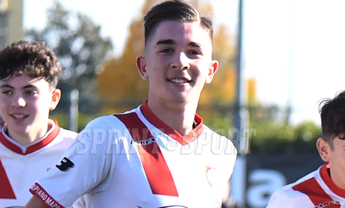 Under 15 Rappresentativa Regionale Piemonte Valle d'Aosta, 37 convocati per il quarto raduno, in foto: Gabriele Salmaso, esterno della Mappanese (foto Cassar&agrave;)