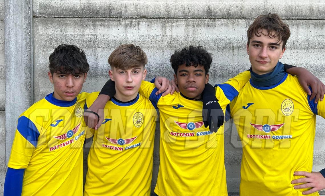 UNDER 14 PIEMONTE REBAUDENGO TORINESE decisive le doppiette di Amador Silva e Solazzo, firma le marcature anche Broscoi insieme ai guizzi di Barbuta