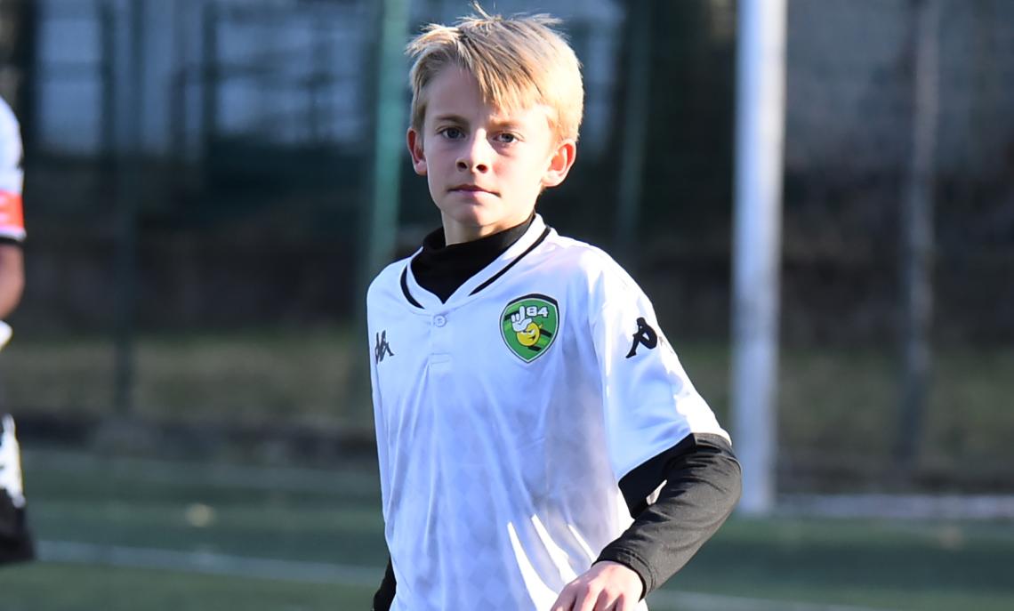 Provinciali Ivrea e Aosta, vota il tuo MVP della settimana, in foto Thomas Russo, centrocampista 2012 dell'L84 Under 14