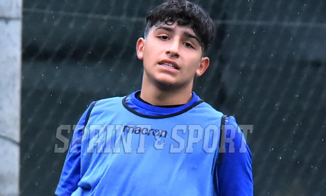 Rappresentativa Regionale Under 15 Piemonte e Valle d'Aosta, in foto Lorenzo Cammarata, attaccante 2010 del Lascaris (foto Cassarà)