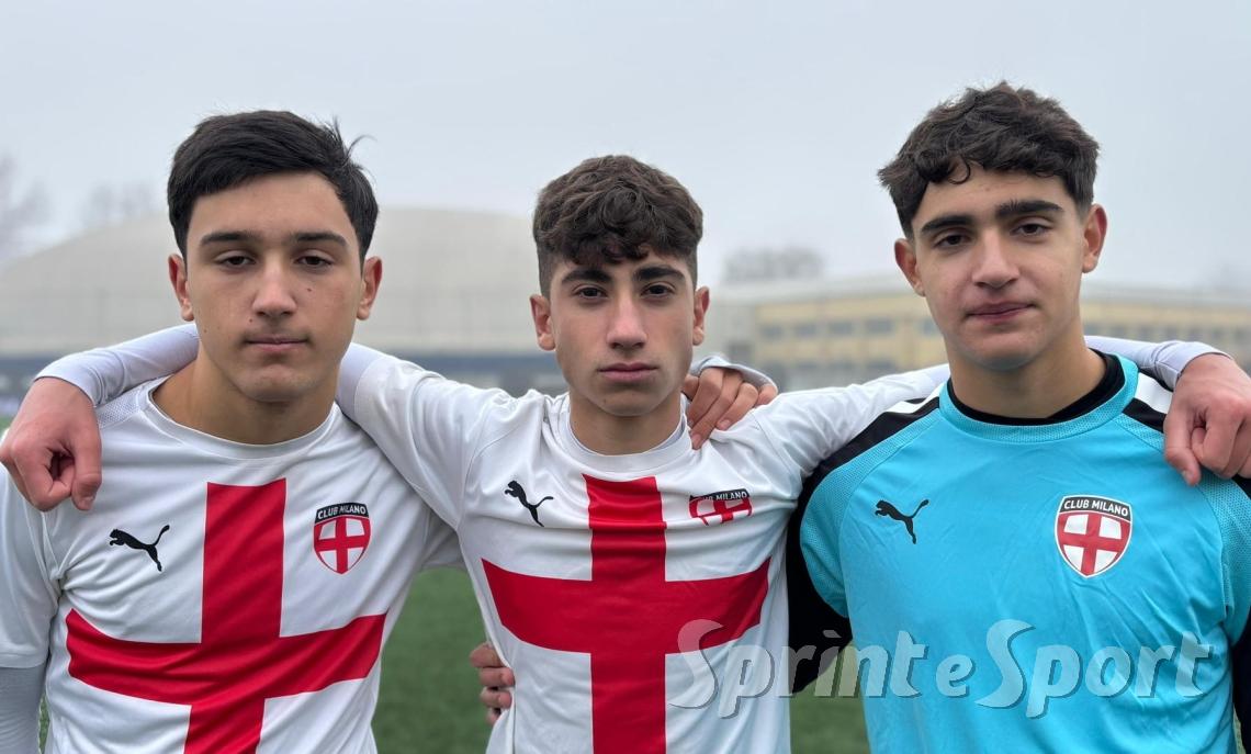GATTONE,PACECCA,MASTROSIMONE-CLUB MILANO UNDER 16 ÉLITE