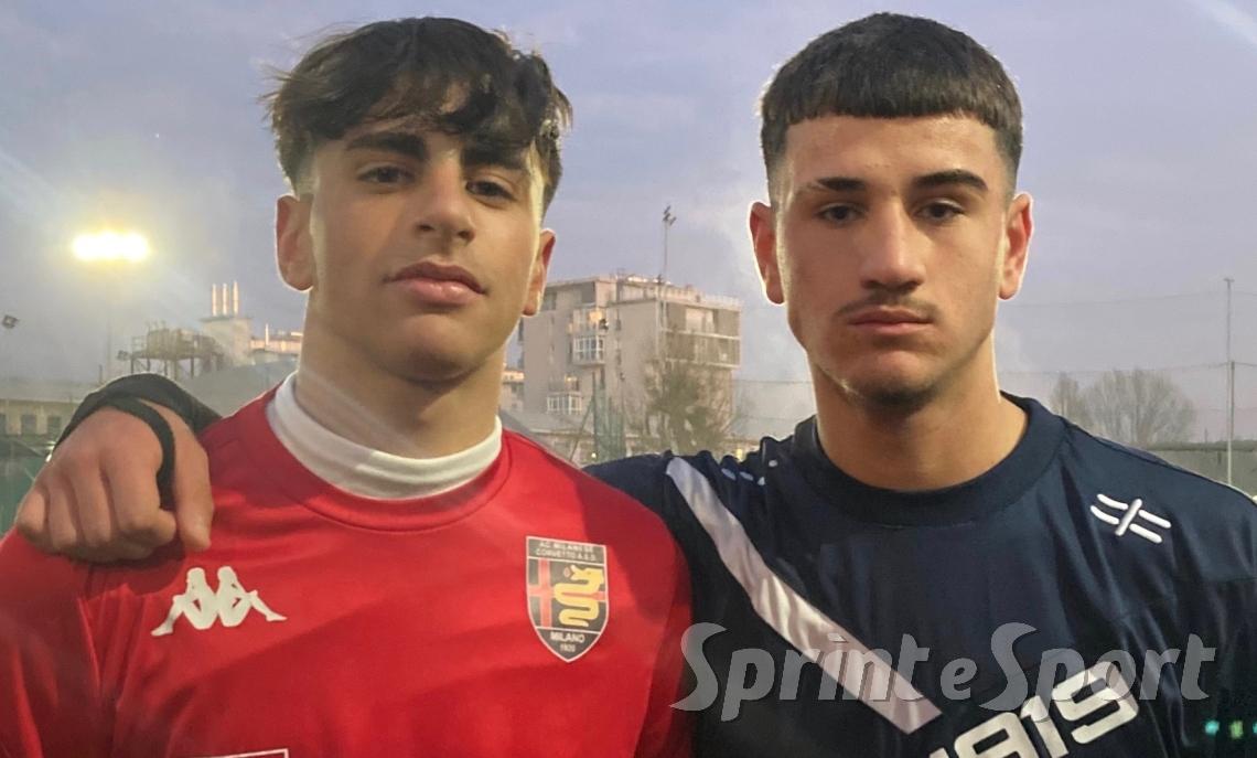 Nur Attia e Lorenzo Mario Sandu; RAPP MILANO UNDER 17