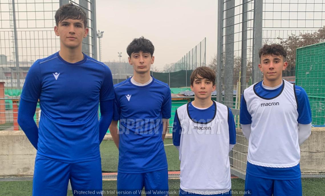 Rappresentative U15 e U16, i protagonisti del primo test Francesco Giuranna, Lorenzo Greco, Emanuele Bergamani, Gabriele Cocciolo