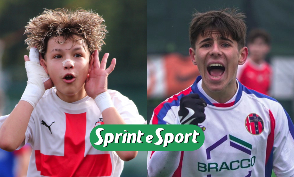 LEONARDO LARATTA (CLUB MILANO UNDER 14) E SIMONE ANZANI (ENOTRIA UNDER 15 &Eacute;LITE)