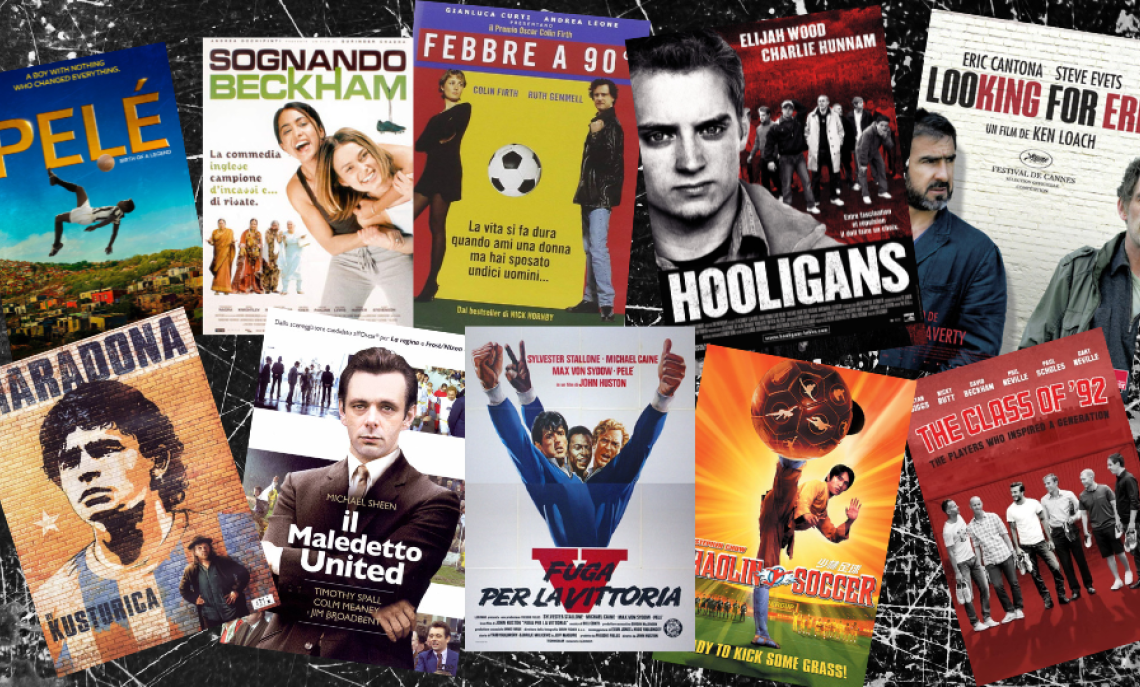 Manifesti dei film sul calcio