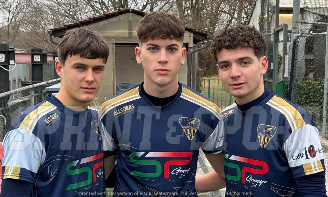 GOLD CUP UNDER 17 PRO EUREKA CHISOLA &bull; I protagonisti della rimonta decisiva Flavio Curri, Filippo Nanni e Simone Chessa