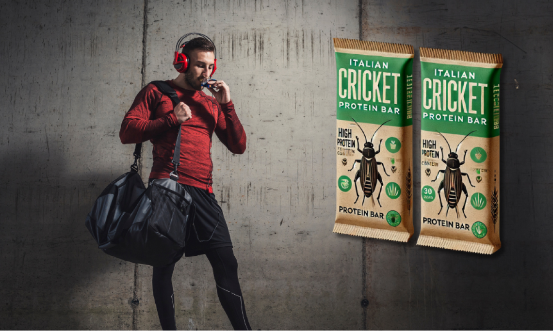 Insetti: cibo alternativo del futuro, anche nello sport